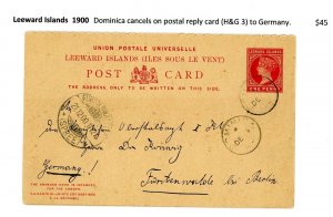 Leeward Islands 1900 Postcard