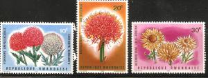 Rwanda MNH 1966 Flowers