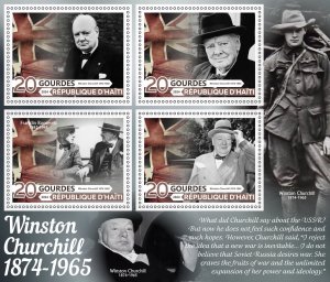 Stamps. Winston Churchill ,Franklin Roosevelt 2024 year 1+1 sheet perforated NEW