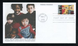 US 3503 Diabetes awareness UA Mystic cachet FDC