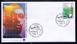 UN Geneva 86 Namibia Geneva U/A FDC