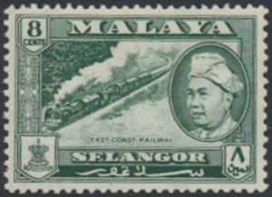 Selangor Malaya  SC#  106    MNH   see details & scans