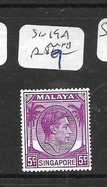 SINGAPORE (PP1101B) KGVI 5C  SG 19A  MNH