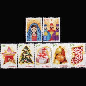 AUSTRALIA 2009 - Scott# 3176-82 Christmas Set of 7 NH