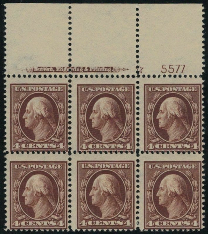 MALACK 377 Fine OG LH, 5 stamps NH, 3 stamps with da..MORE.. p1373