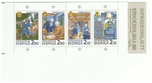SWEDEN SC.1610a POSTAL SERVICE WORKERS MNH COMP. BKLT. BKPG21