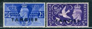 G. B. Morocco Tangier 1946: Sc. # 523-524 */MH Cpl. Set