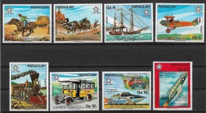 1976 Paraguay 1664-71 US and US Post Office Bicent. MH C/S of 8