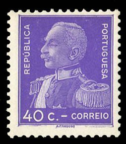 Portugal #556 Cat$18, 1934 40c President Carmona, hinged