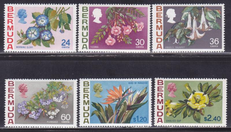 Bermuda Scott # 255-271 VF never hinged set scv $ 54 ! see pic !