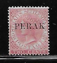 Malaya Perak 6 2c Victoria single MH