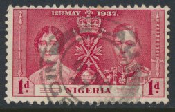 Nigeria  SG 46  SC# 50  Used Coronation 1937 please see scan