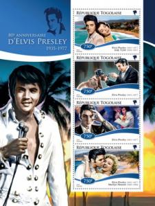 TOGO 2015 SHEET ELVIS PRESLEY SINGERS MUSIC tg15107a