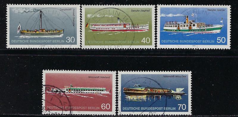 Germany Berlin Scott # 9N354 - 9N358, used