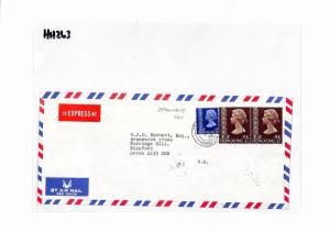 HONG KONG Stanley *EXPRESS* Commercial Airmail Cover 1978 HH263