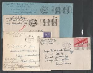 Six Covers , An MP in Camp Livingston, WWII Related