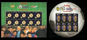 Malaysia Cup 2010 Champion 2011 Football Soccer Sport Games (sheetlet) MNH *odd