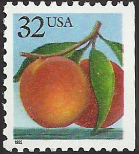 # 2487 MINT NEVER HINGED PEACH