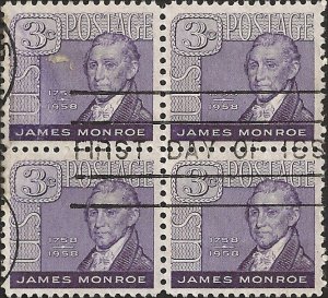 # 1105 USED BLOCK JAMES MONROE