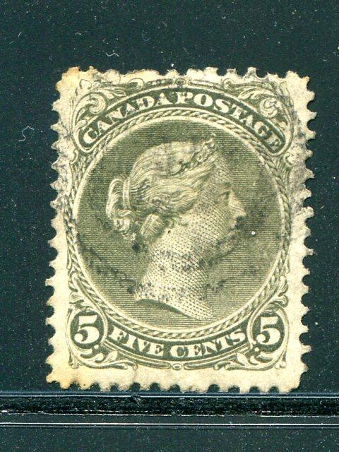 Canada #26a  Used  F-VF  perf 12x12 -   Lakeshore Philatelics