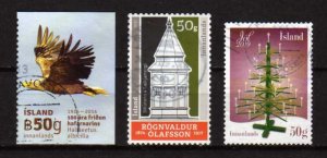 Lot Collection of Iceland Stamps, Innanlands issues, Used Lighthouse Light House