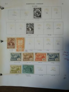 collection on pages Portugal 1924-36 CV $475