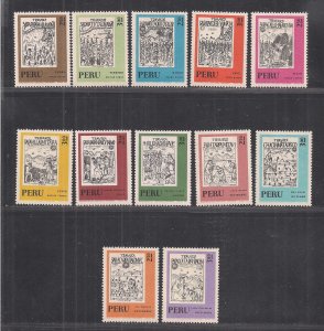 PERU SC# 582-93  FVF/MOG