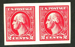 U.S. #534 MINT PAIR OG LH