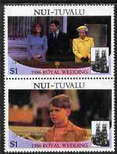 Tuvalu - Nui 1986 Royal Wedding (Andrew & Fergie) $1 ...