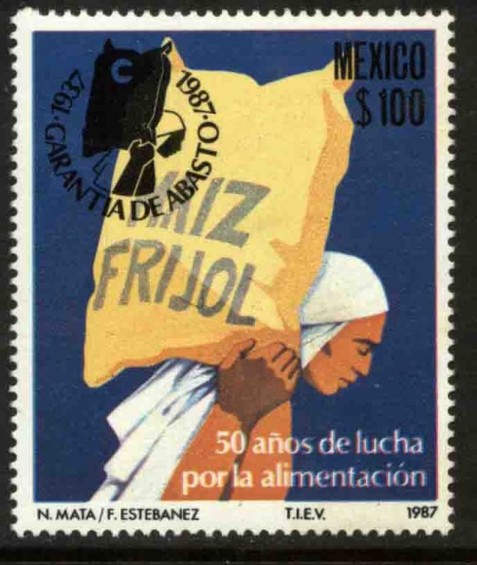 MEXICO 1486, 50th Anniversary National Food Program. MINT, NH. VF.