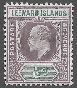 Leeward Islands (1902) - Scott # 20,  MH