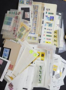 EDW1949SELL : RYUKYU Huge collection of mostly MNH Also some Used, PCs & others.