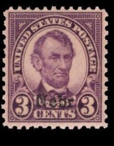 MOMEN: US STAMPS #672 3c NEBR MINT OG H LOT #84312-16