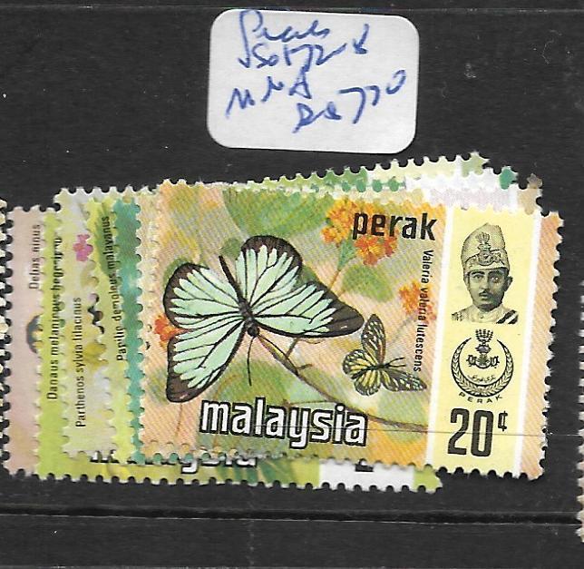 MALAYA   PERAK  (PP1007B)  BUTTERFLY  SG  172-8      MNH