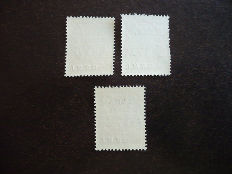 Stamps - Yugoslavia - Fiume-Kupa Zone - Mint Never Hinged Part Set of 3 Stamps