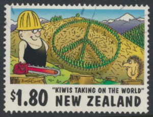 New Zealand  SC# 1475 Used  taking on the world see details & scans             