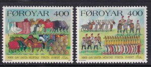 Faroe Islands 274-275 MNH VF