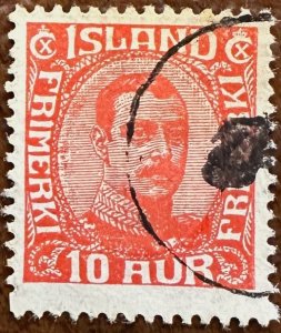 Iceland 1920-22 Sc.115 Used