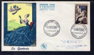 France 764 Typed FDC