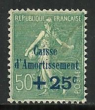 France # B25, Mint Hinge remain