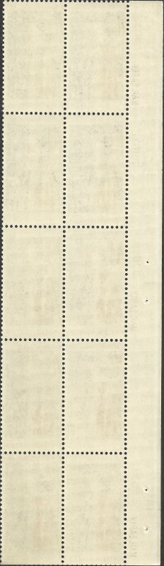 # 1363 MINT NEVER HINGED Plate Block Inking Error CHRISTMAS