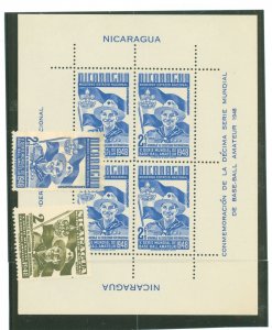 Nicaragua #718/C307 Mint (NH) Single (Scouts)