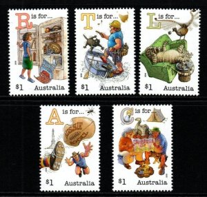 AUSTRALIA SG4612/6 2016 FAIR DINKUM AUSSIE ALPHABET MNH