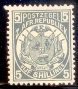 Transvaal 1885 SC# 133 MLH-OG E32