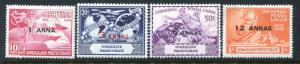 Somaliland 112-115, MNH, UPU-75 1949 Plane Ship Hemisphere Globe. 