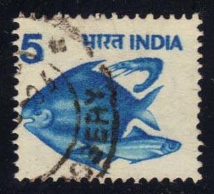 India #837 Fish, used (0.65)