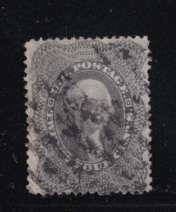 37 F-VF used neat cancel with nice color cv $ 400 ! see pic !