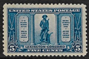 US 1925 Sc. 619 XF centering; tiny thins