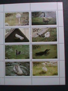 ​OMAN-1973 WORLD FAMOUS LOVELY WILD BIRDS MNH SHEET- VF WE SHIP TO WORLD WIDE