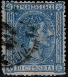 Spain Scott 214 Used stamp Nice cancel